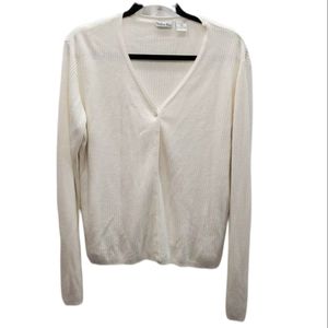 Womens white cardigan xl